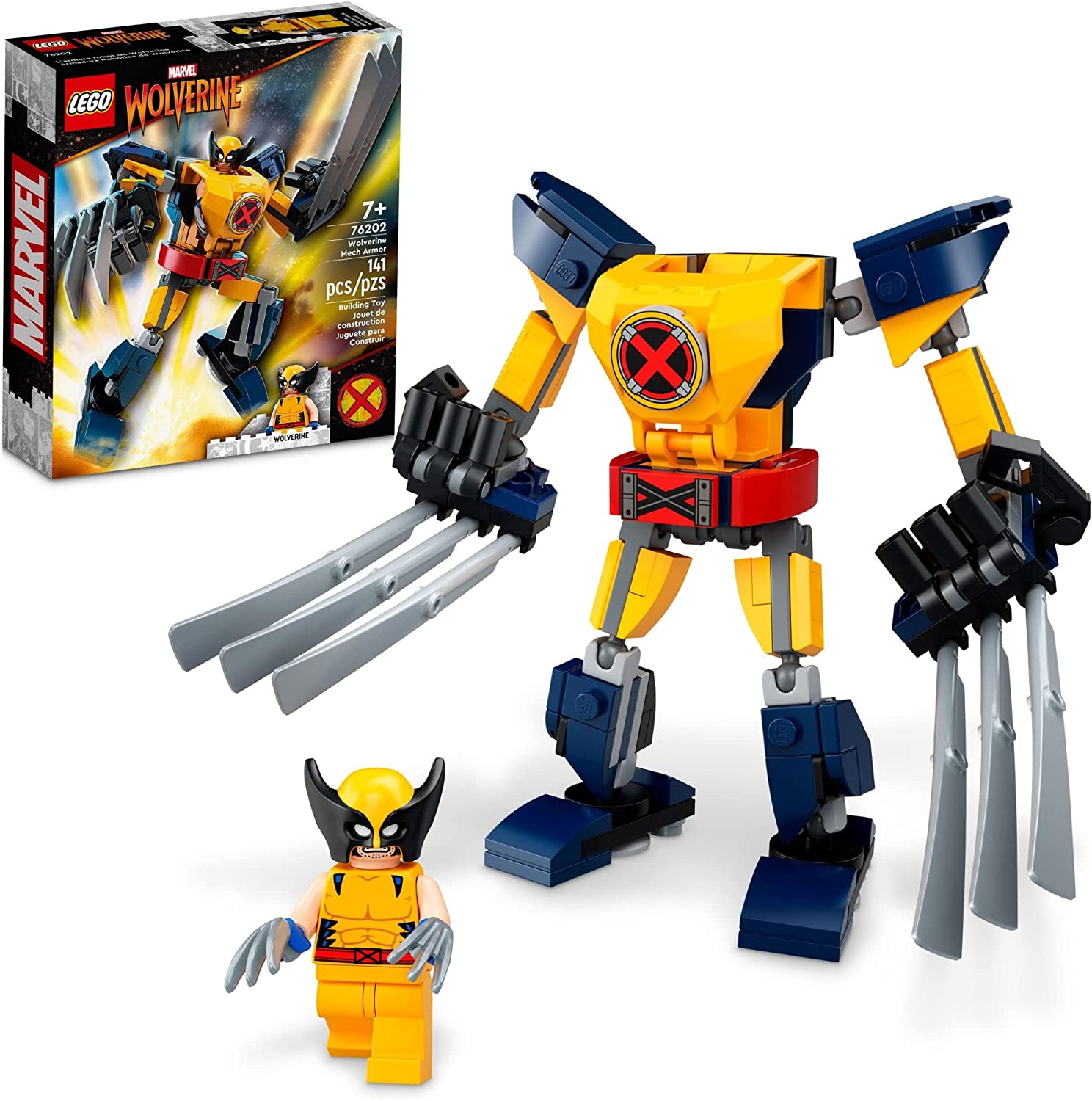 LEGO Marvel Wolverine Mech Armor 76202 Building Sets - Toys - New - CaveGamers
