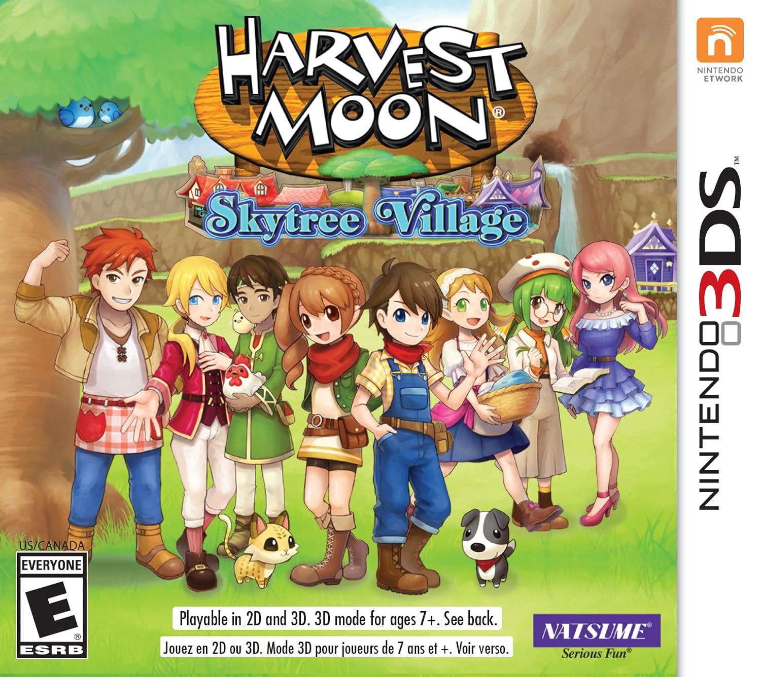 Harvest Moon Skytree Village 3DS - Video Game - Used - CaveGamers