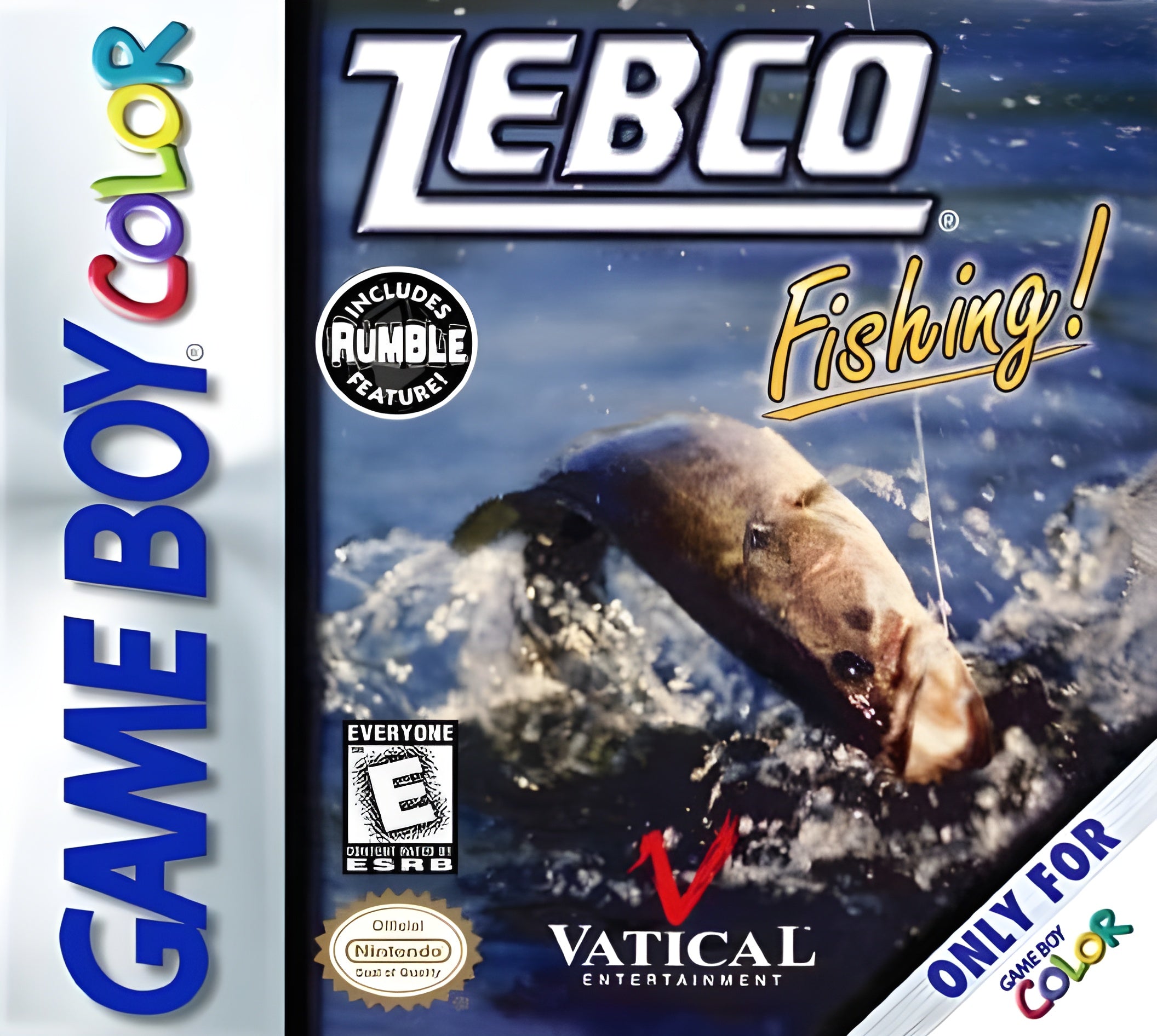 Zebco Fishing Game Boy Color - Video Game - Used - CaveGamers