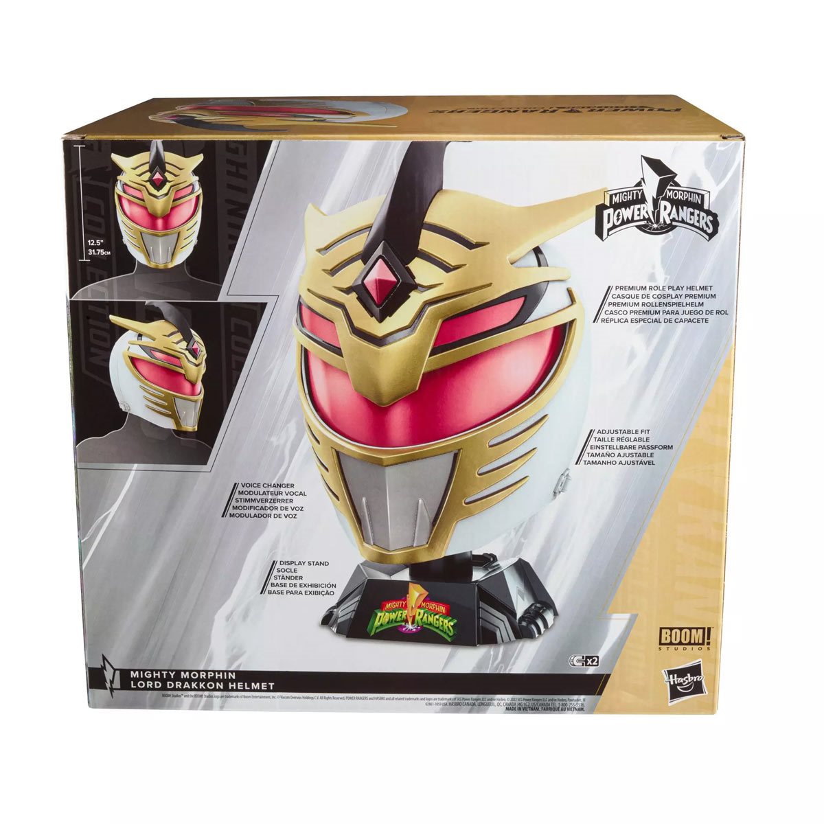 Power Rangers Lightning Collection Lord Drakkon Helmet Prop Replicas - Toys - New - CaveGamers - Image 2
