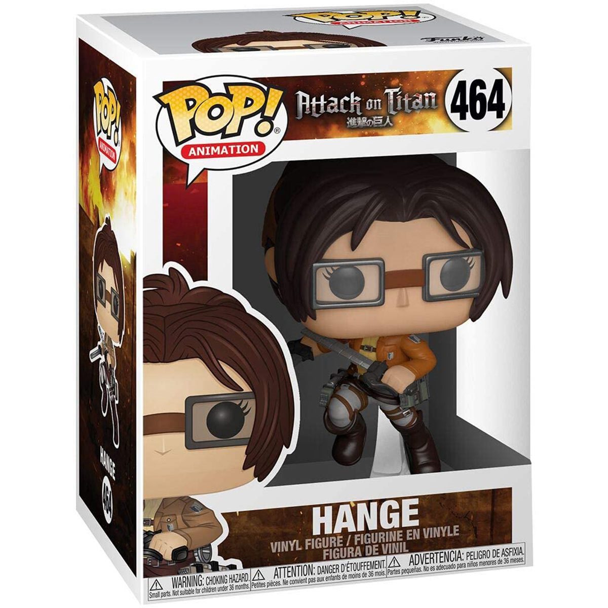 Funko Pop! Attack on Titan Hange Vinyl Figure - Toys - New - CaveGamers - Image 2