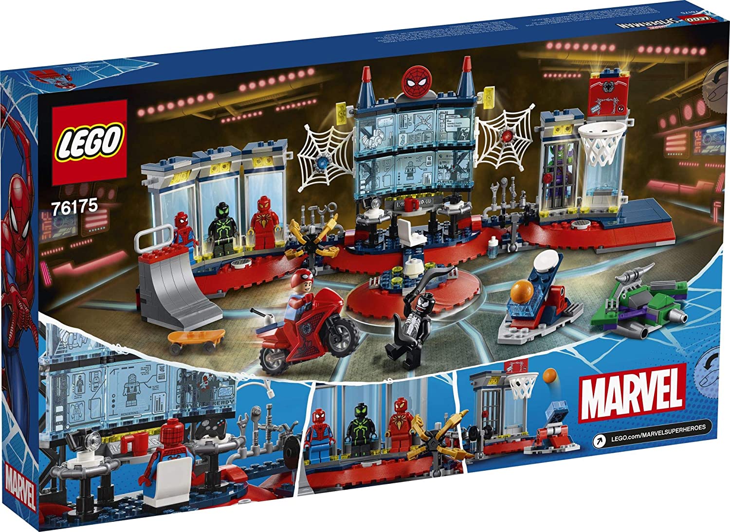 LEGO Marvel Spider-Man Attack on the Spider Lair 76175