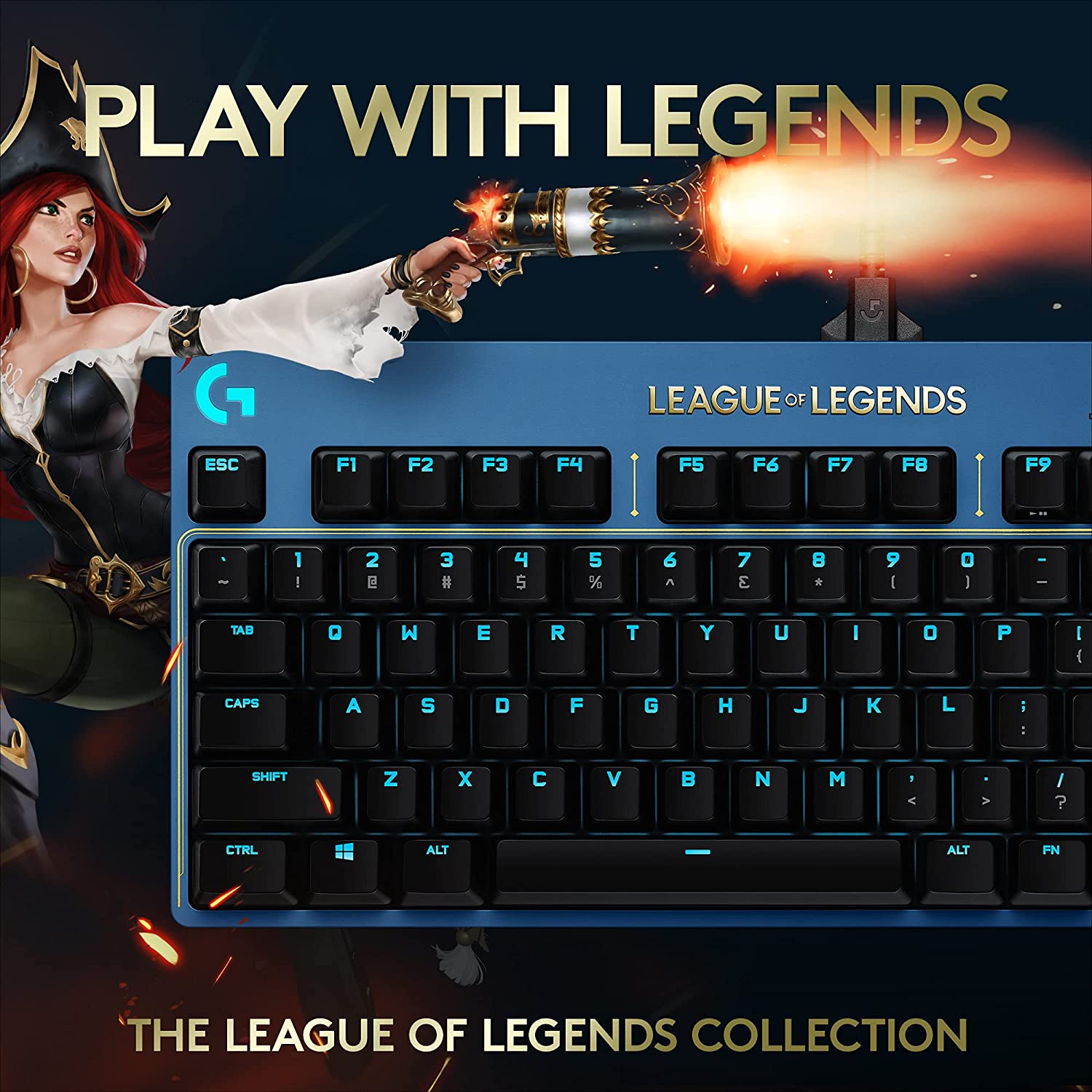 Logitech G PRO Mechanical Gaming Keyboard PC - Electronics - New - CaveGamers - Image 2