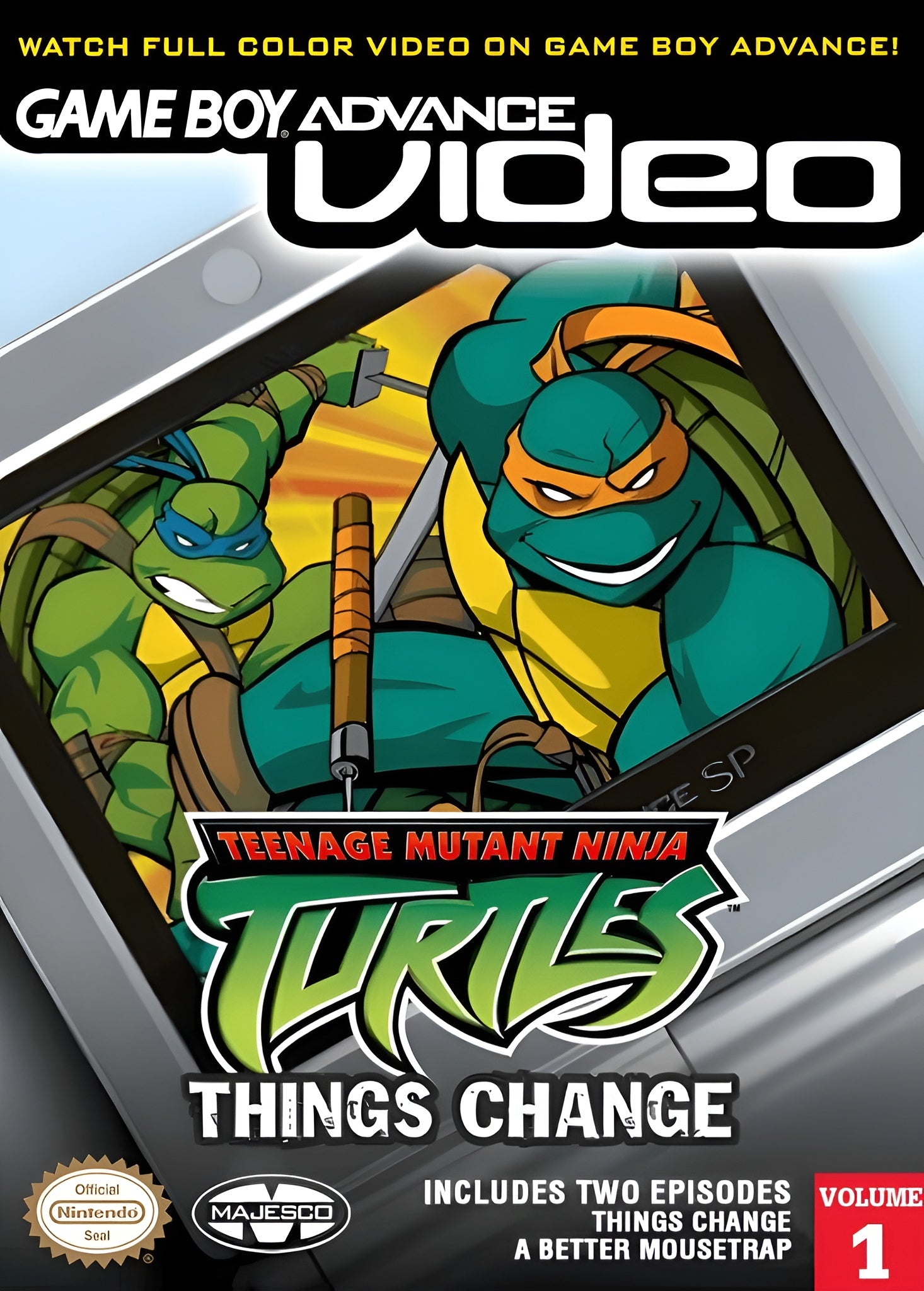 Teenage Mutant Ninja Turtles, Vol. 1 (Things Change /A better Mousetrap) Game Boy Advance - Video Game - Used - CaveGamers