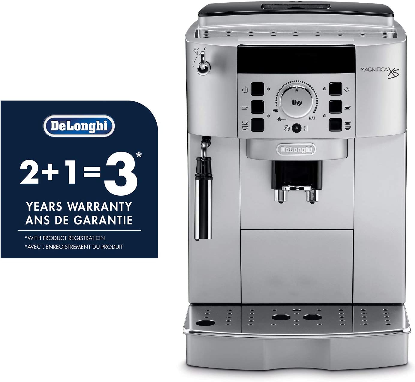 De'Longhi ECAM22110SB Espresso Machine, 13.8", Silver