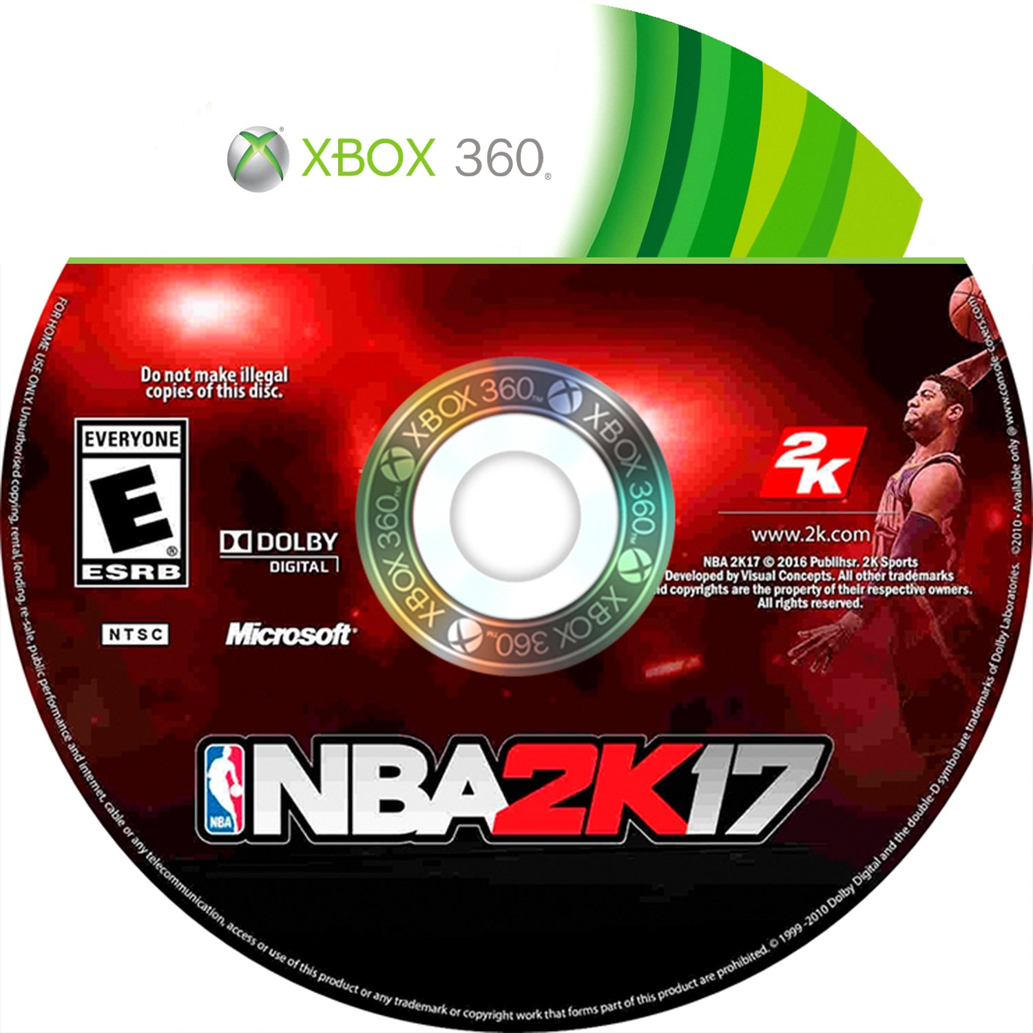 NBA 2K17 Xbox 360 - Video Game - Used - CaveGamers - Image 3
