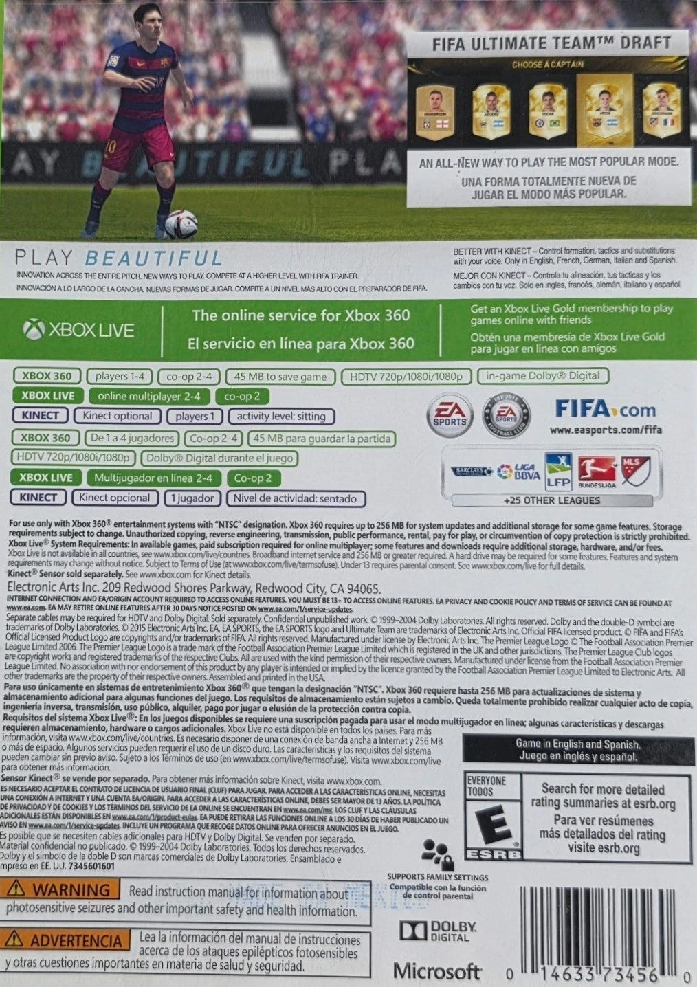 FIFA 16 Xbox 360 - Video Game - Used - CaveGamers - Image 2