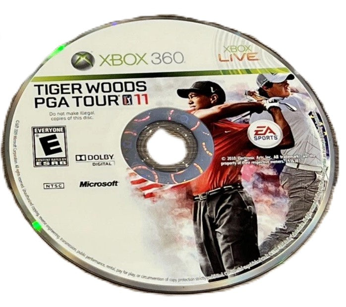Tiger Woods PGA Tour 11 Xbox 360 - Video Game - Used - CaveGamers - Image 3