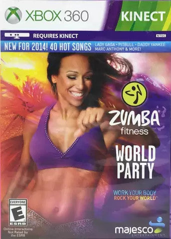 Zumba Fitness World Party Xbox 360 - Video Game - Used - CaveGamers