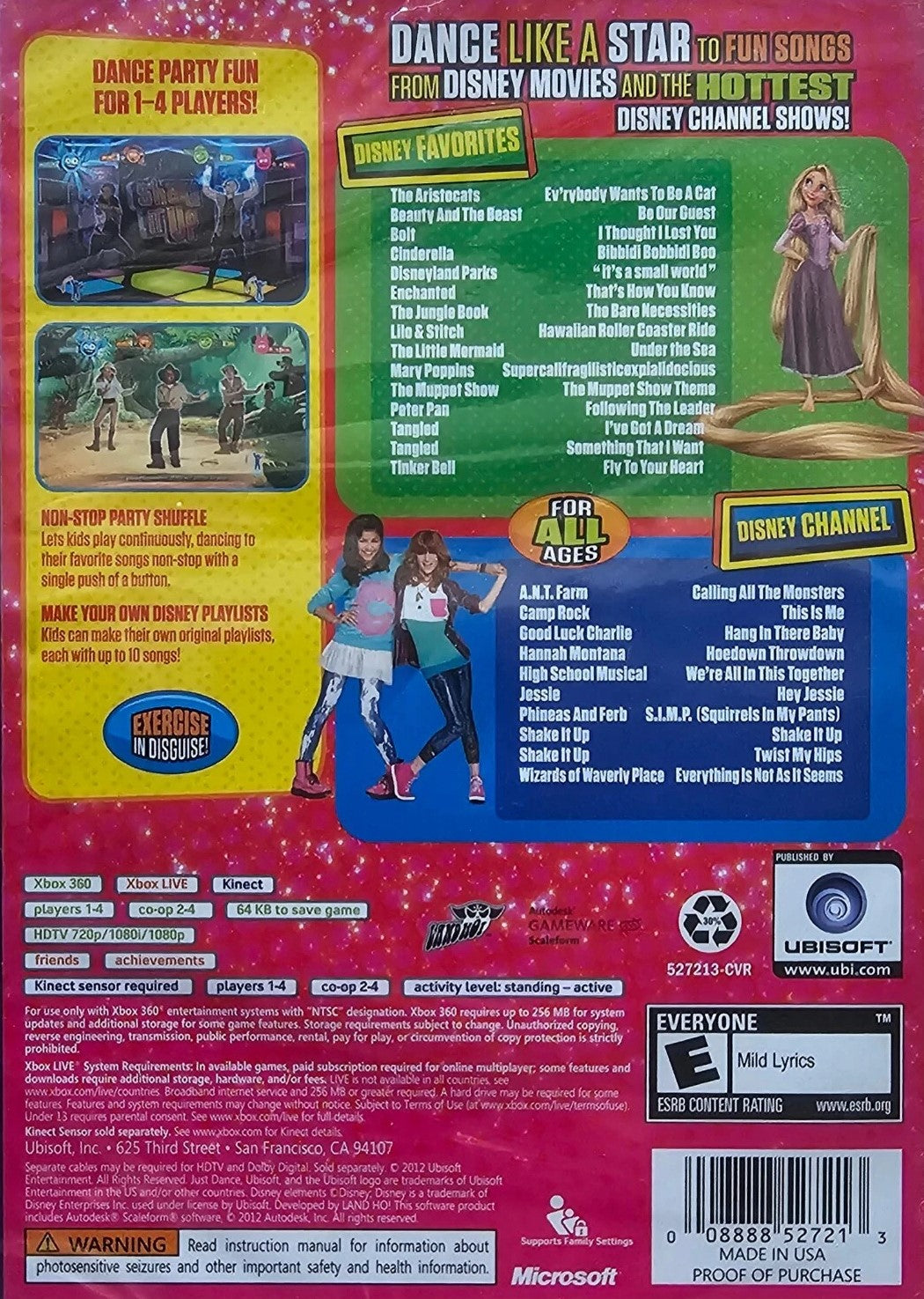 Just Dance: Disney Party Xbox 360 - Video Game - Used - CaveGamers - Image 2