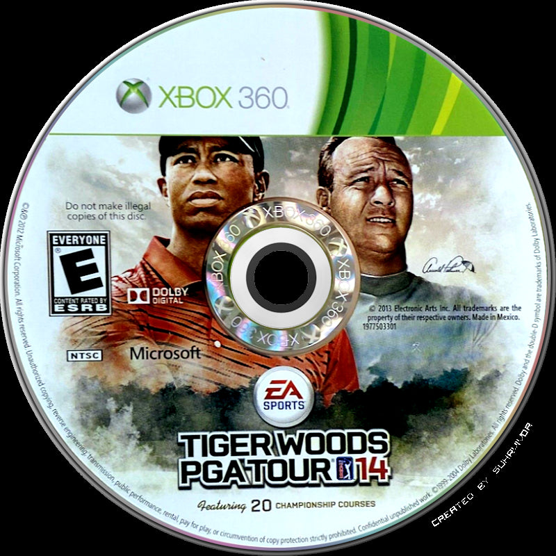 Tiger Woods PGA Tour 14 Xbox 360 - Video Game - Used - CaveGamers - Image 3