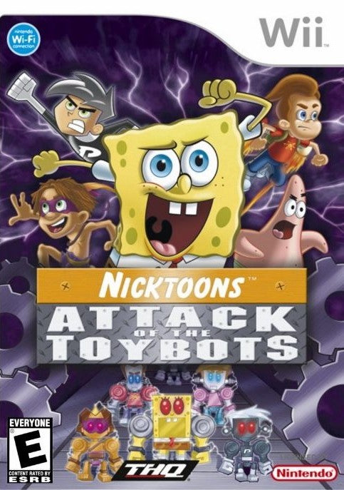 Nicktoons: Attack Toybots Wii - Video Game - Used - CaveGamers