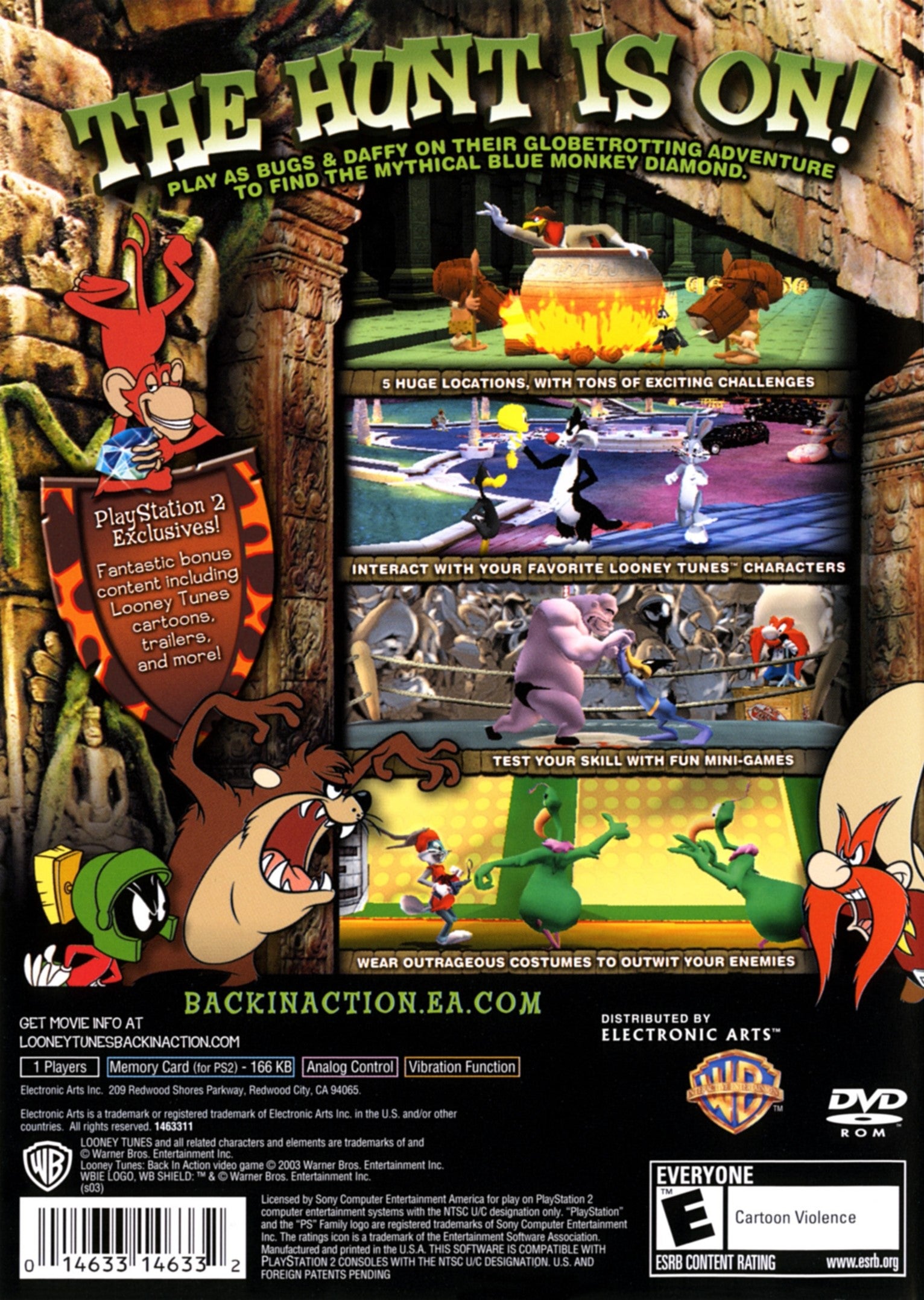 Looney Tunes: Back In Action PS2 - Video Game - Used - CaveGamers - Image 2