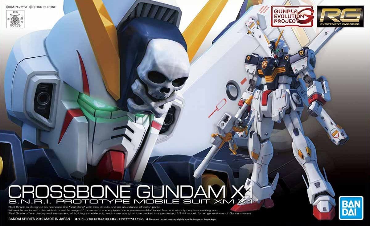 Crossbone Gundam X1 - Bandai Gundam Real Grade #31 1/144 Scale Action Figures - Toys - New - CaveGamers - Image 2