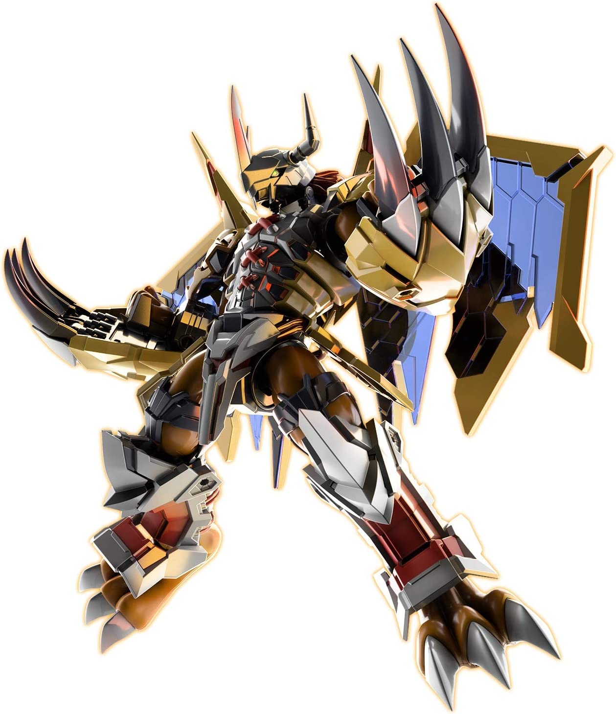 Wargreymon (Gold) - Digimon Figure Rise Standard Amplified Model Kit Action Figures - Toys - New - CaveGamers