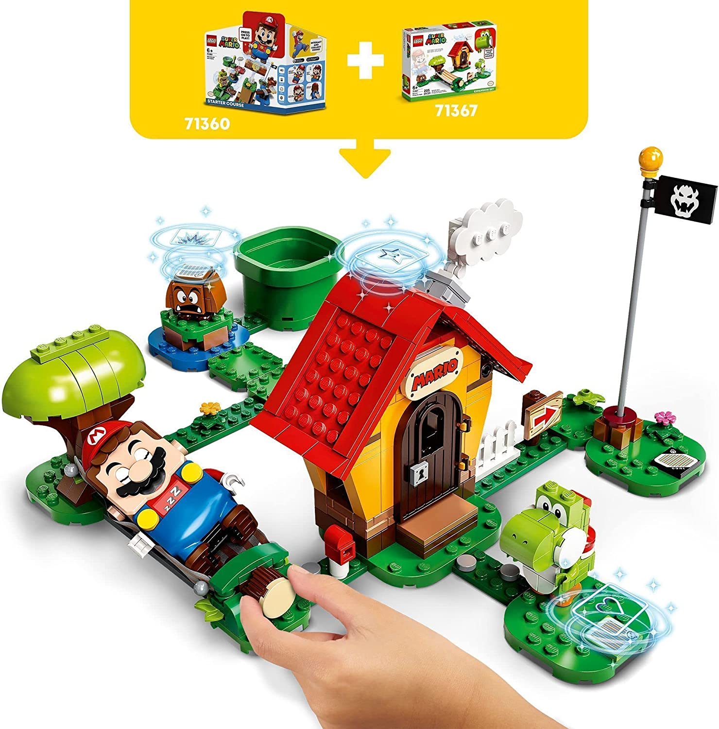 LEGO Super Mario House & Yoshi Expansion Set 71367 Building Sets - Toys - New - CaveGamers - Image 2