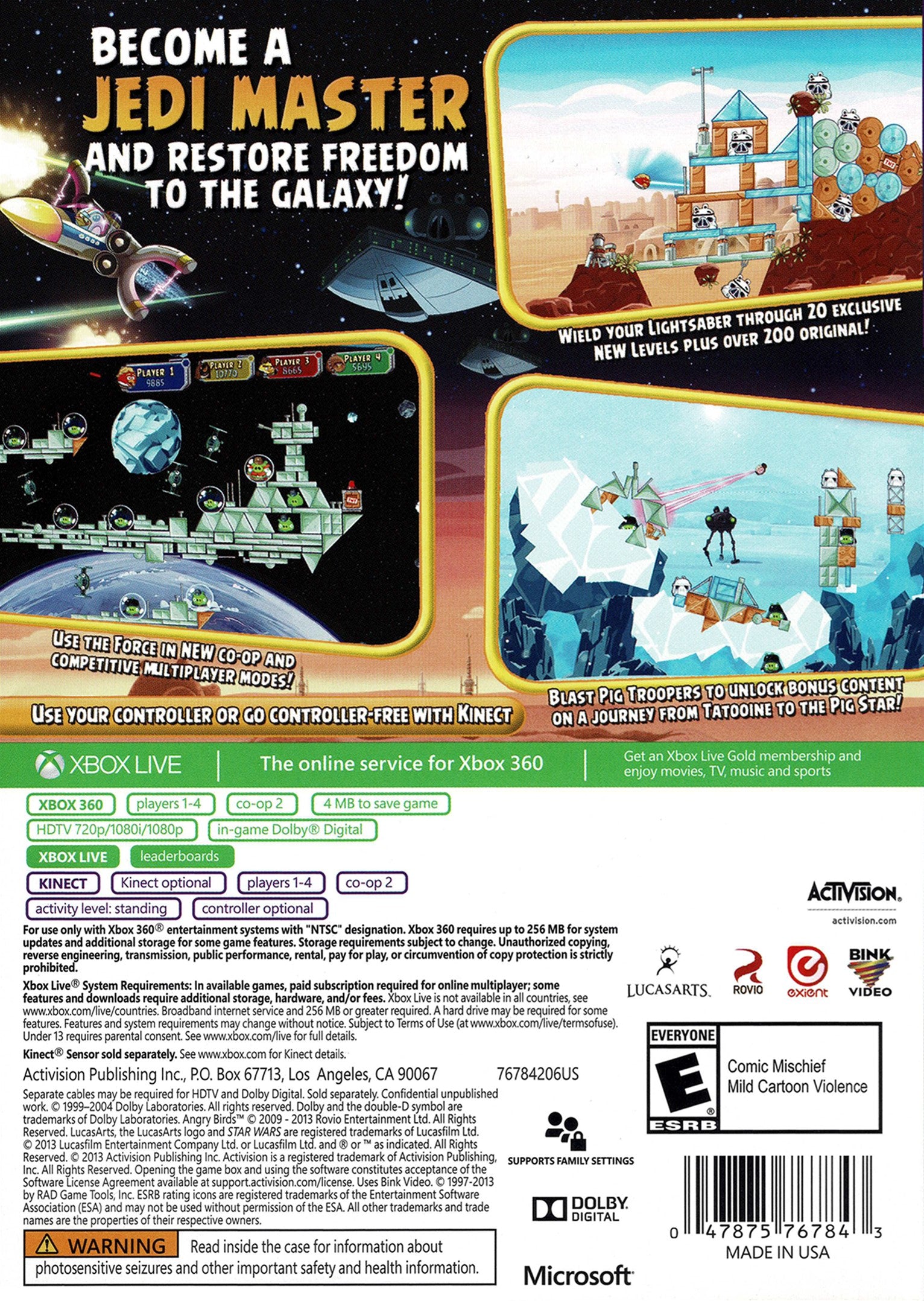 Angry Birds Star Wars Xbox 360 - Video Game - Used - CaveGamers - Image 2