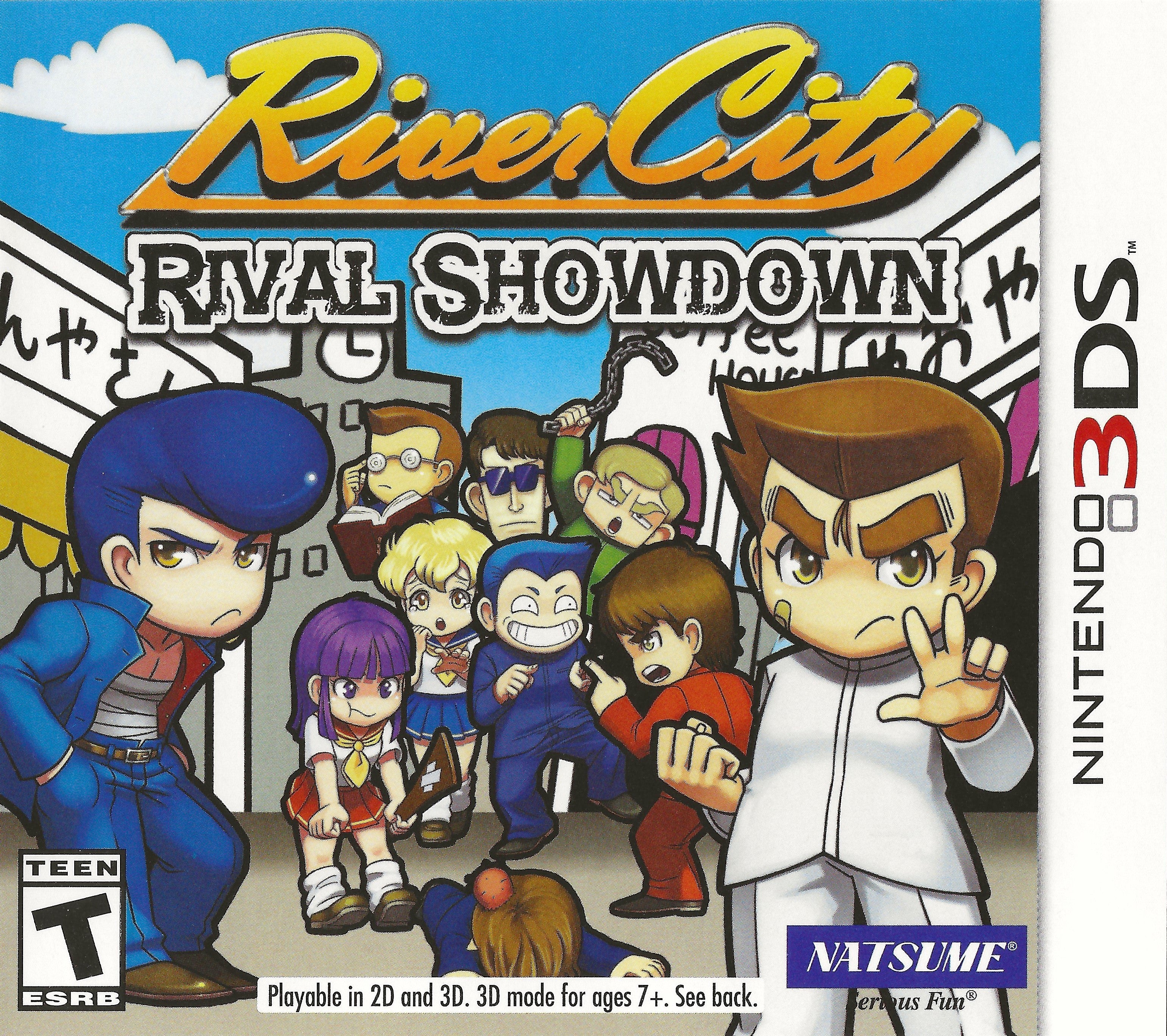 River City: Rival Showdown (Limited Riki Keychain Edition) 3DS - Video Game - Used - CaveGamers