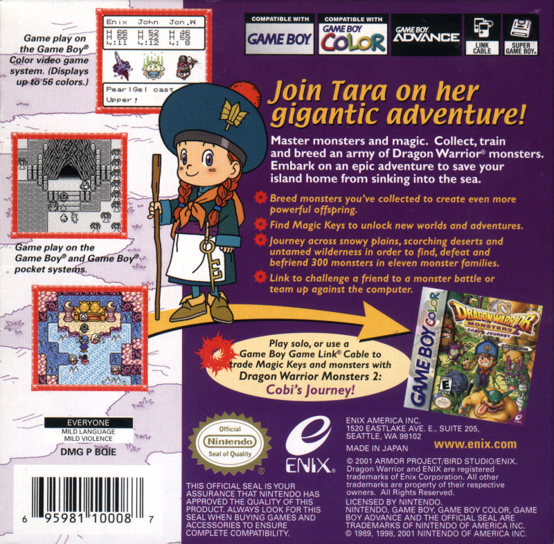 Dragon Warrior Monsters 2: Tara's Adventure