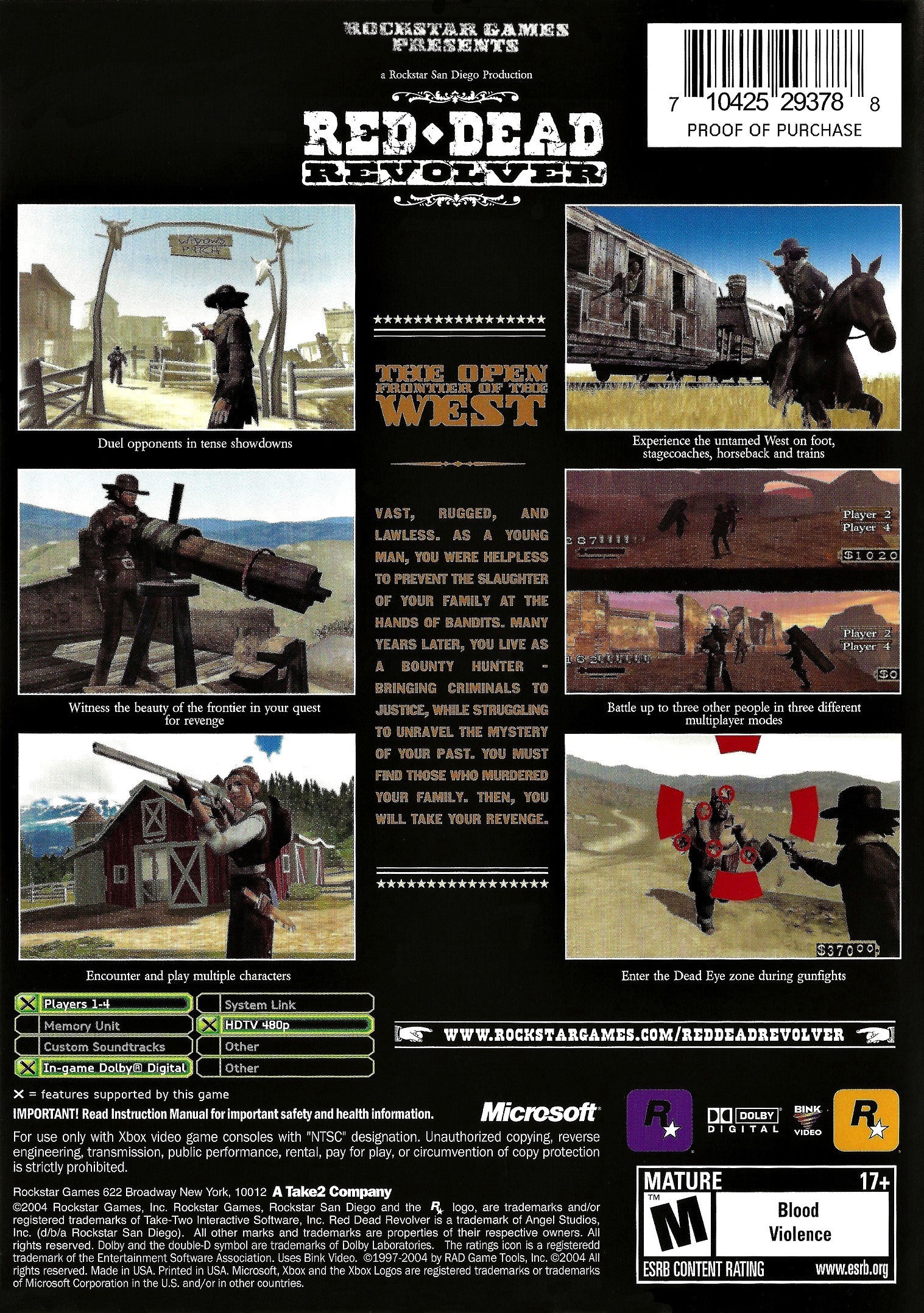 Red Dead Revolver Xbox - Video Game - Used - CaveGamers - Image 2