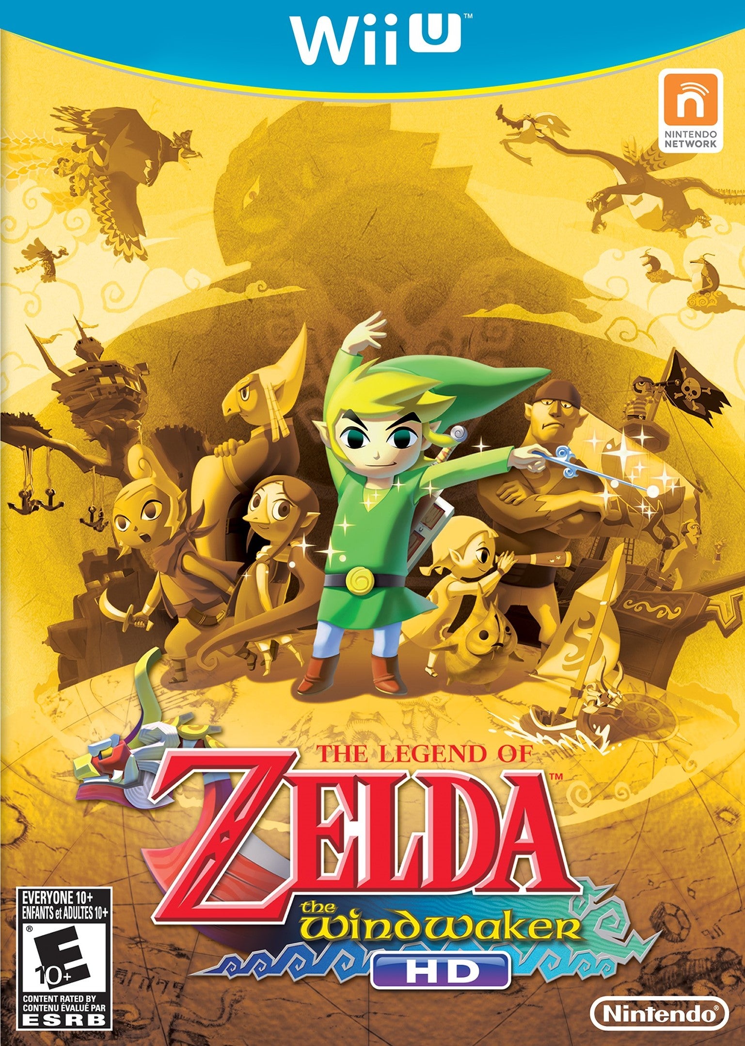 The Legend of Zelda: The Wind Waker HD Wii U - Video Game - Used - CaveGamers