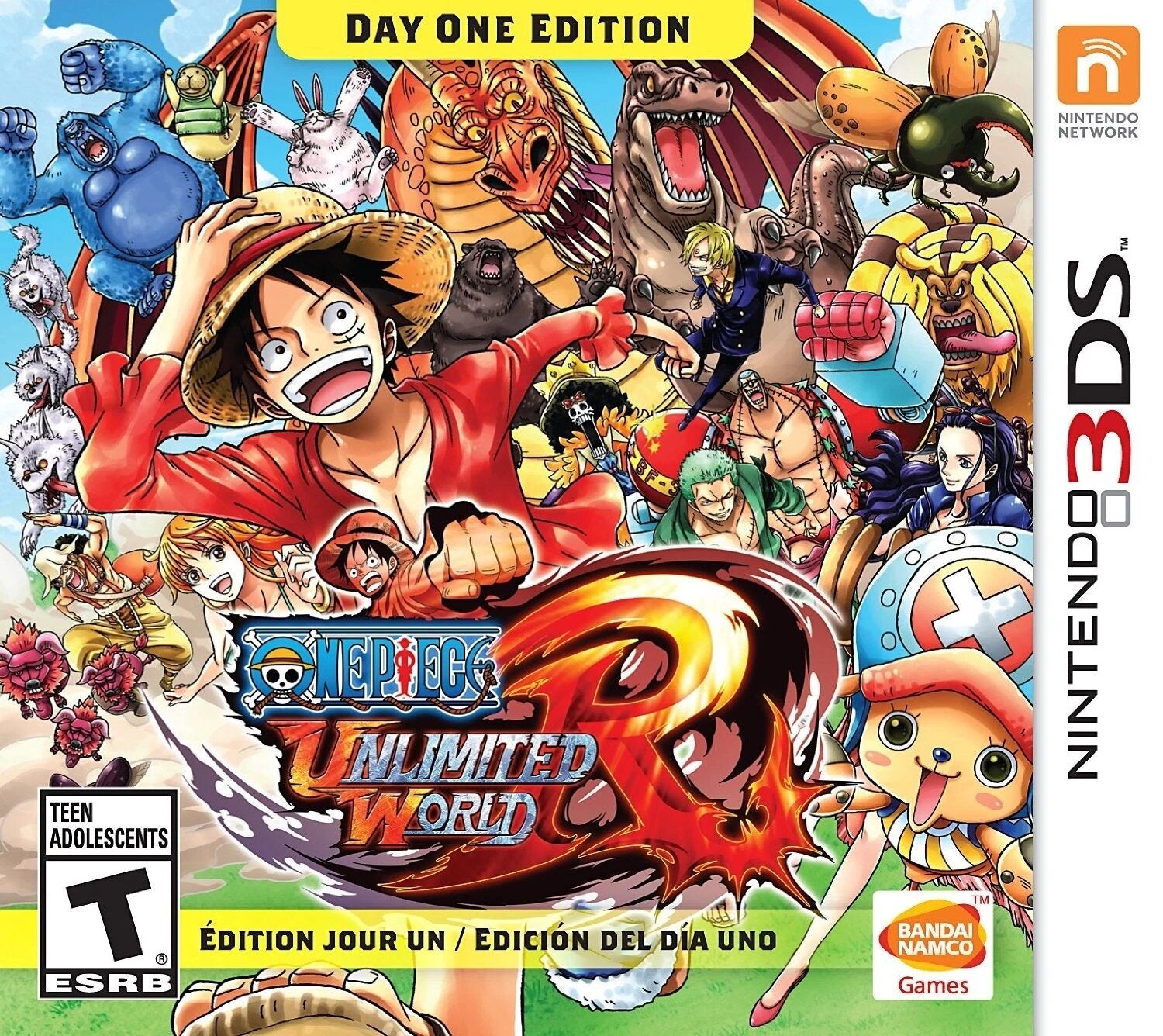 One Piece: Unlimited World: Day One Edition 3DS - Video Game - Used - CaveGamers