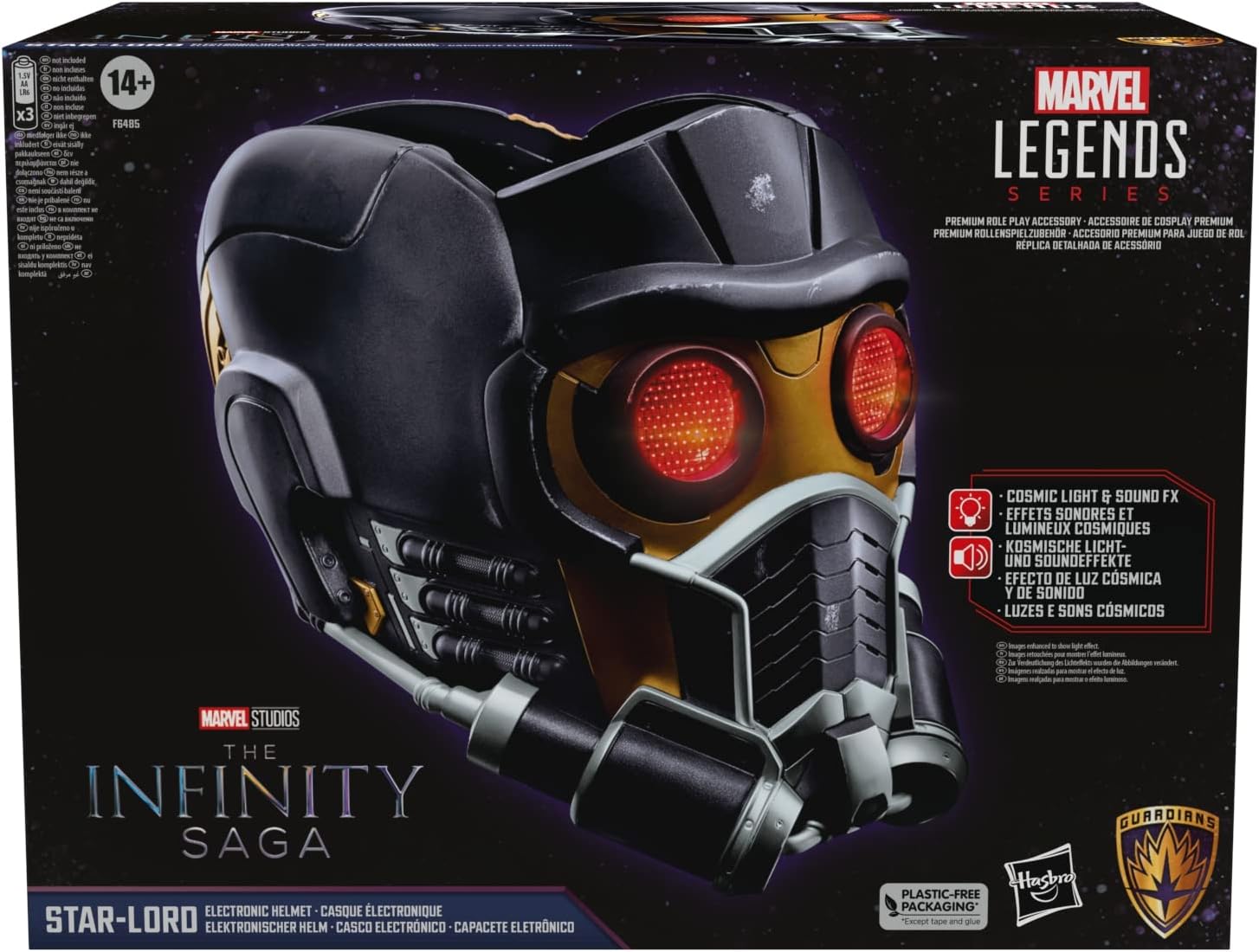 Marvel Legends Star-Lord Roleplay Helmet Prop Replicas - Toys - New - CaveGamers - Image 2