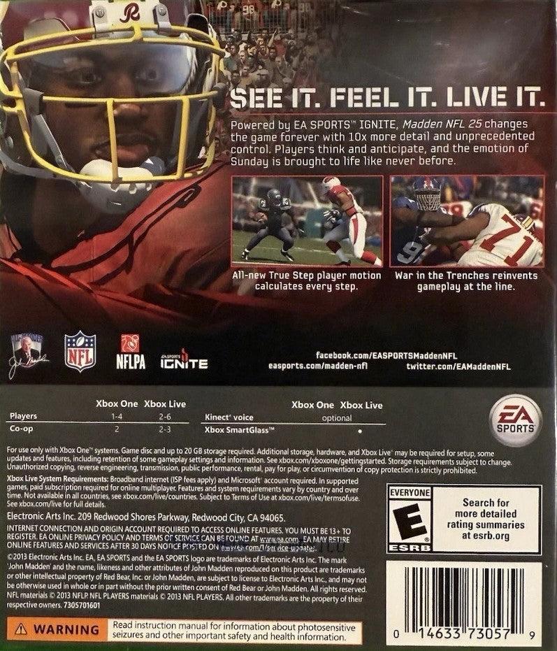 Madden NFL 25 Xbox One - Video Game - Used - CaveGamers - Image 2