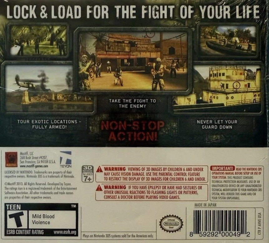 Heavy Fire: The Chosen Few 3DS - Video Game - Used - CaveGamers - Image 2