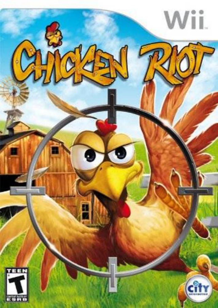 Chicken Riot Wii - Video Game - Used - CaveGamers
