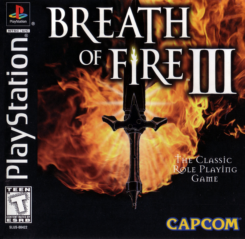 Breath Of Fire III Playstation - Video Game - Used - CaveGamers