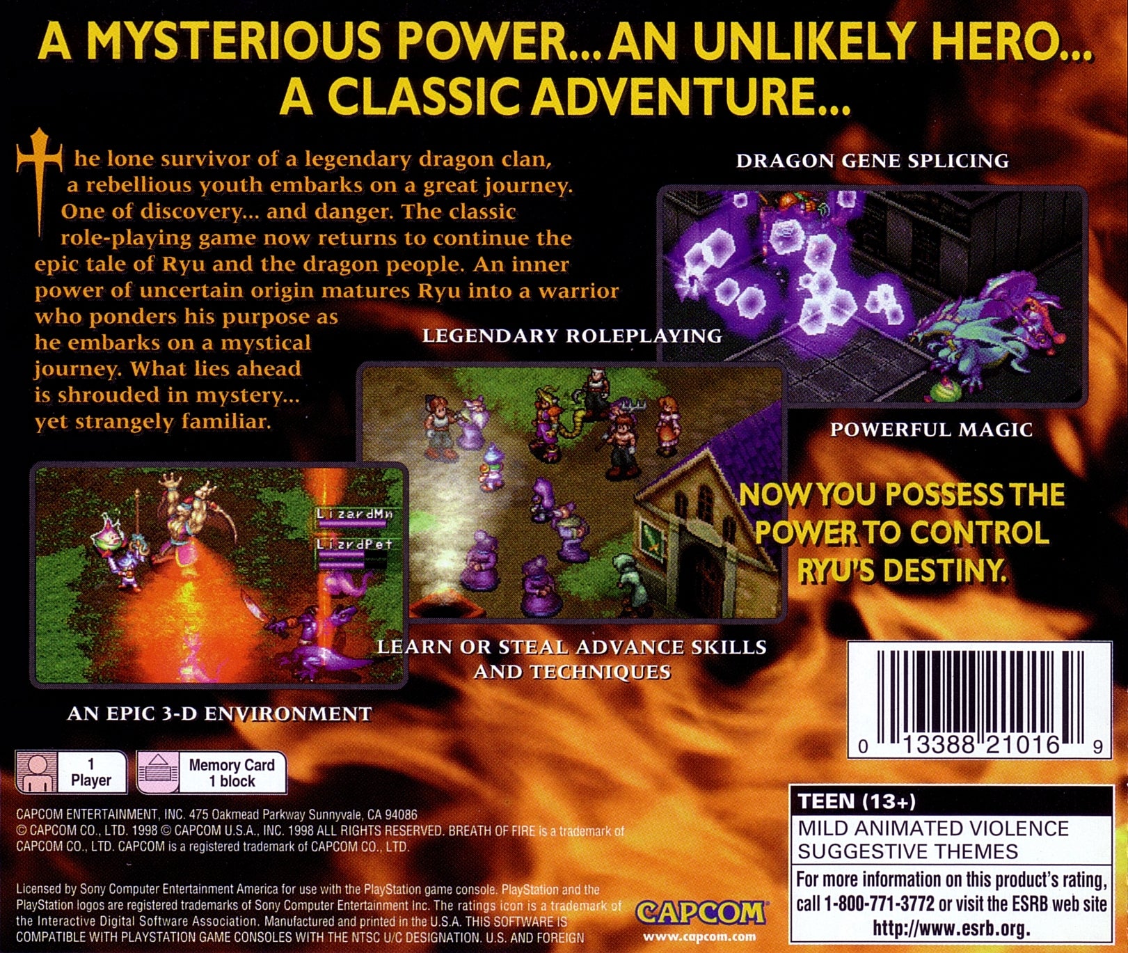 Breath Of Fire III Playstation - Video Game - Used - CaveGamers - Image 2