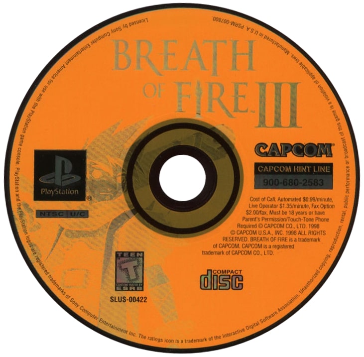 Breath Of Fire III Playstation - Video Game - Used - CaveGamers - Image 3