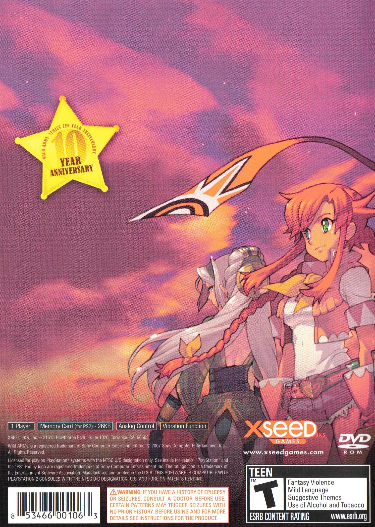 Wild Arms 5 PS2 - Video Game - Used - CaveGamers - Image 2