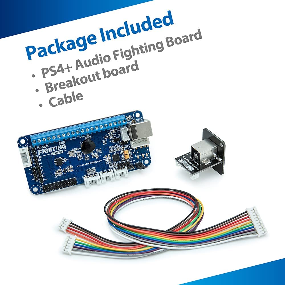 Brook PS4+ Audio Fighting Board - Pre-installed header version