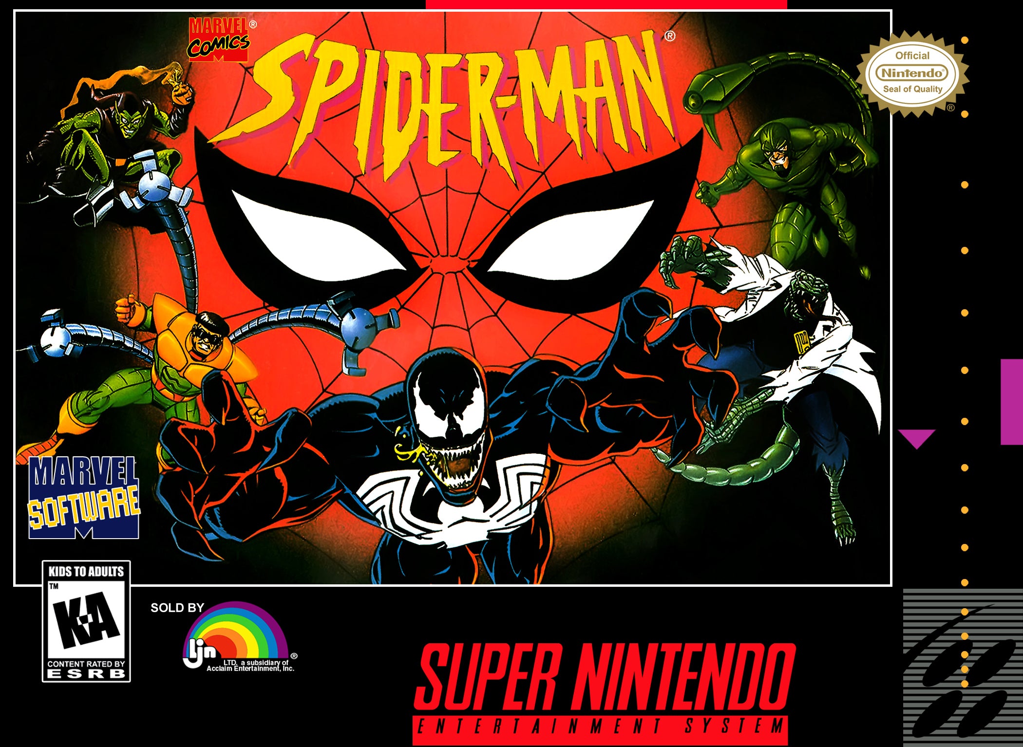Spiderman SNES - Video Game - Used - CaveGamers