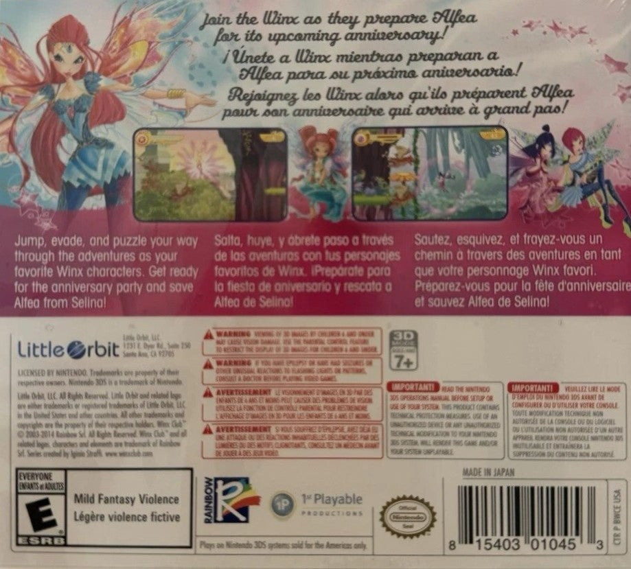 Winx Club: Saving Alfea 3DS - Video Game - Used - CaveGamers - Image 2