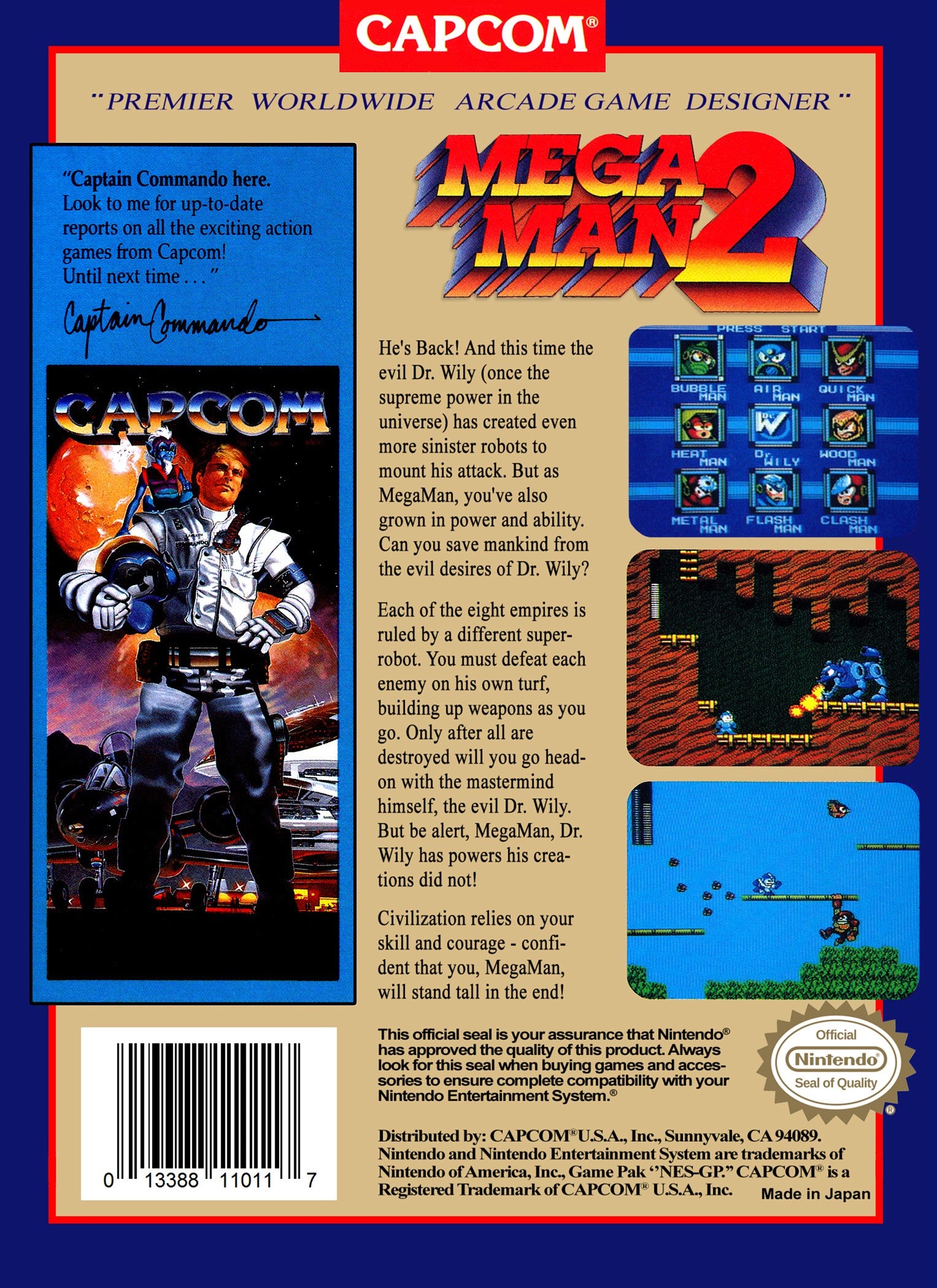 Mega Man 2 NES - Video Game - Used - CaveGamers - Image 2