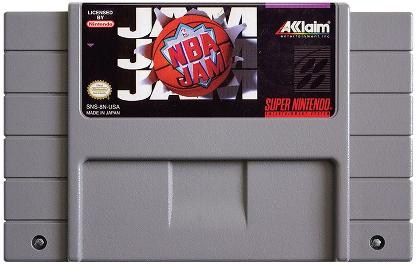 NBA Jam SNES - Video Game - Used - CaveGamers - Image 3