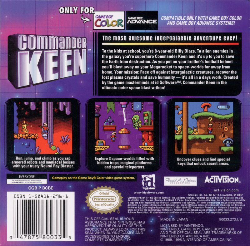 Commander Keen Game Boy Color - Video Game - Used - CaveGamers - Image 2