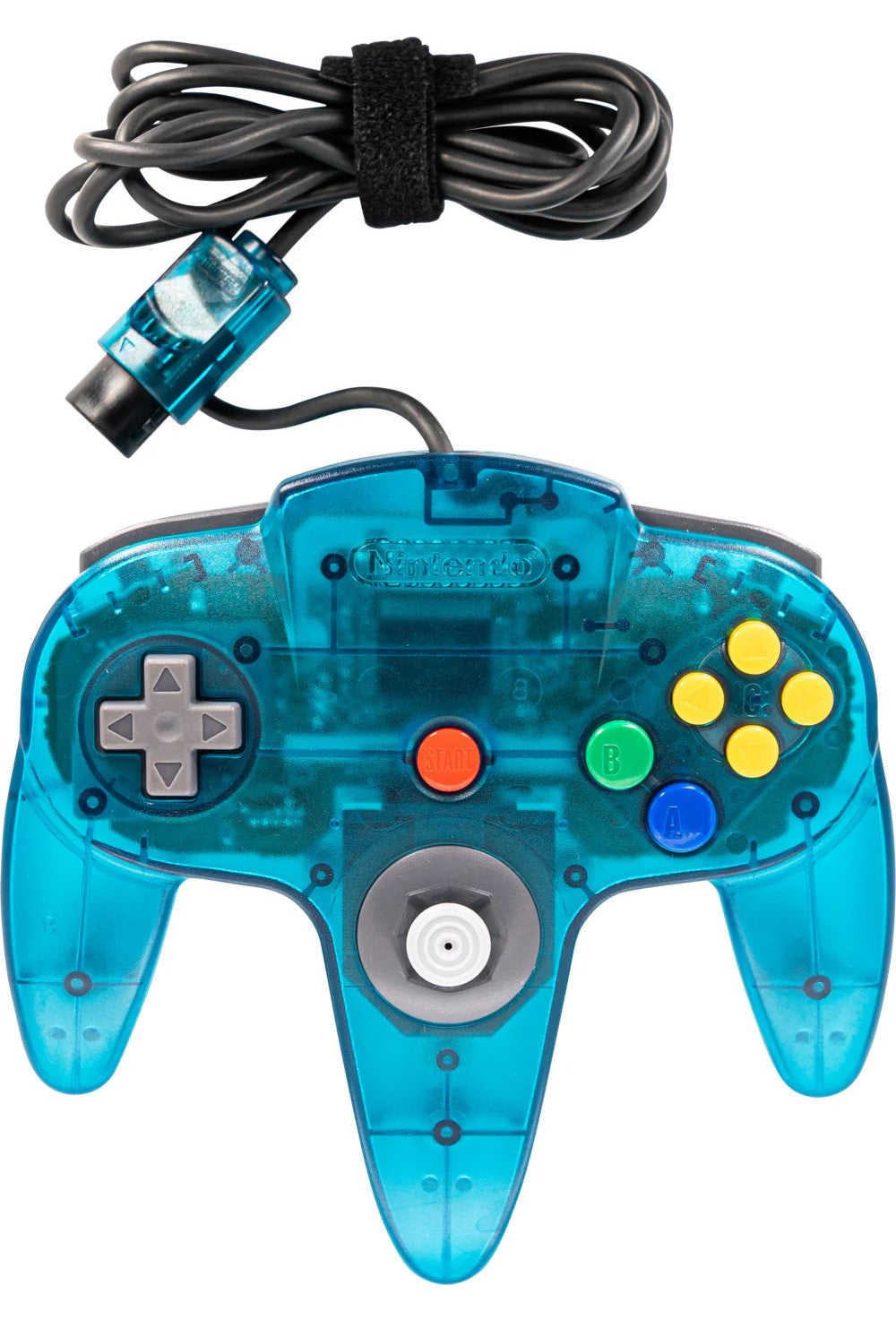 Nintendo 64 Controller - Ice Blue N64 - Video Game Accessory - Used - CaveGamers - Image 2