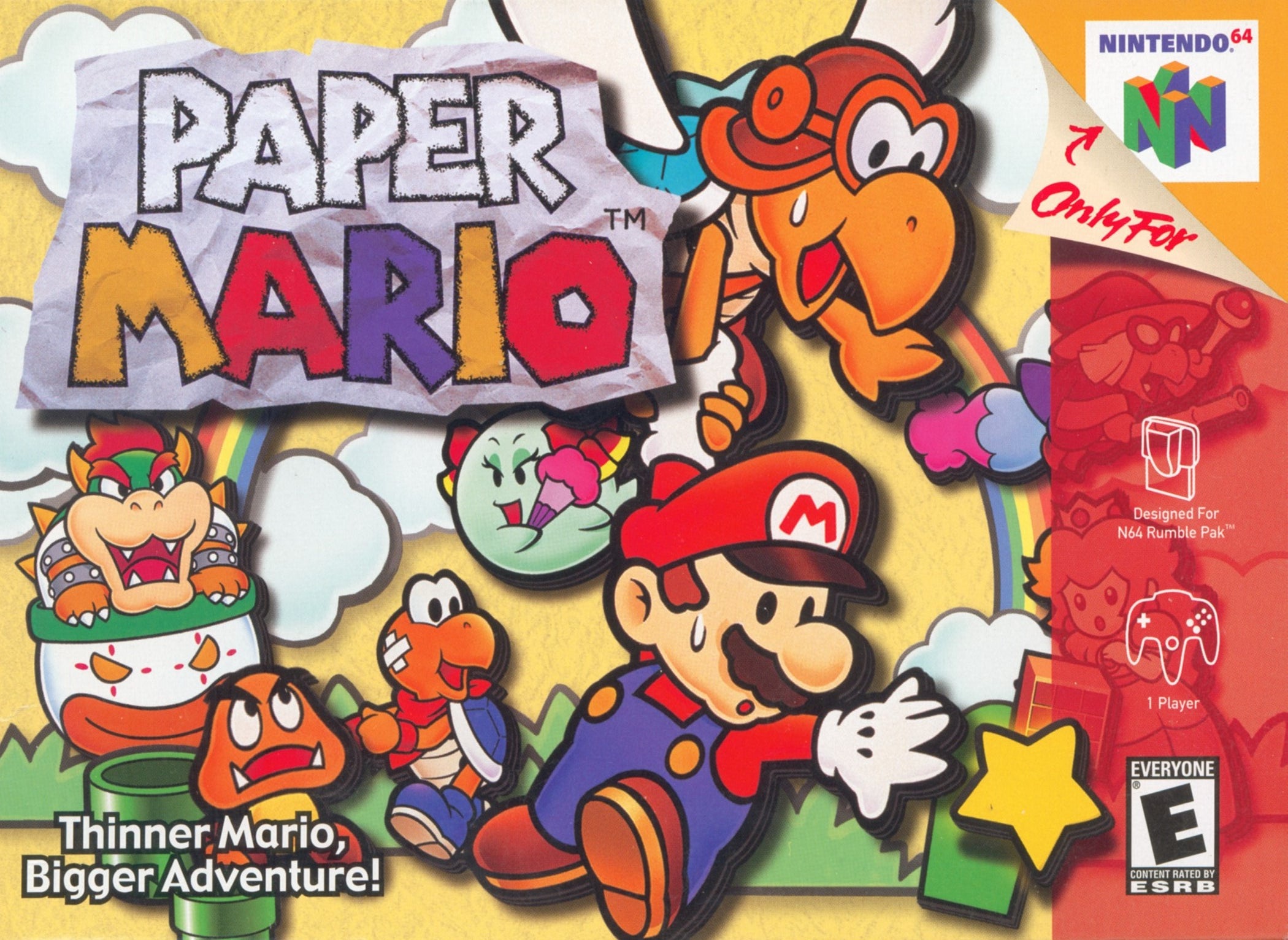 Paper Mario N64 - Video Game - Used - CaveGamers