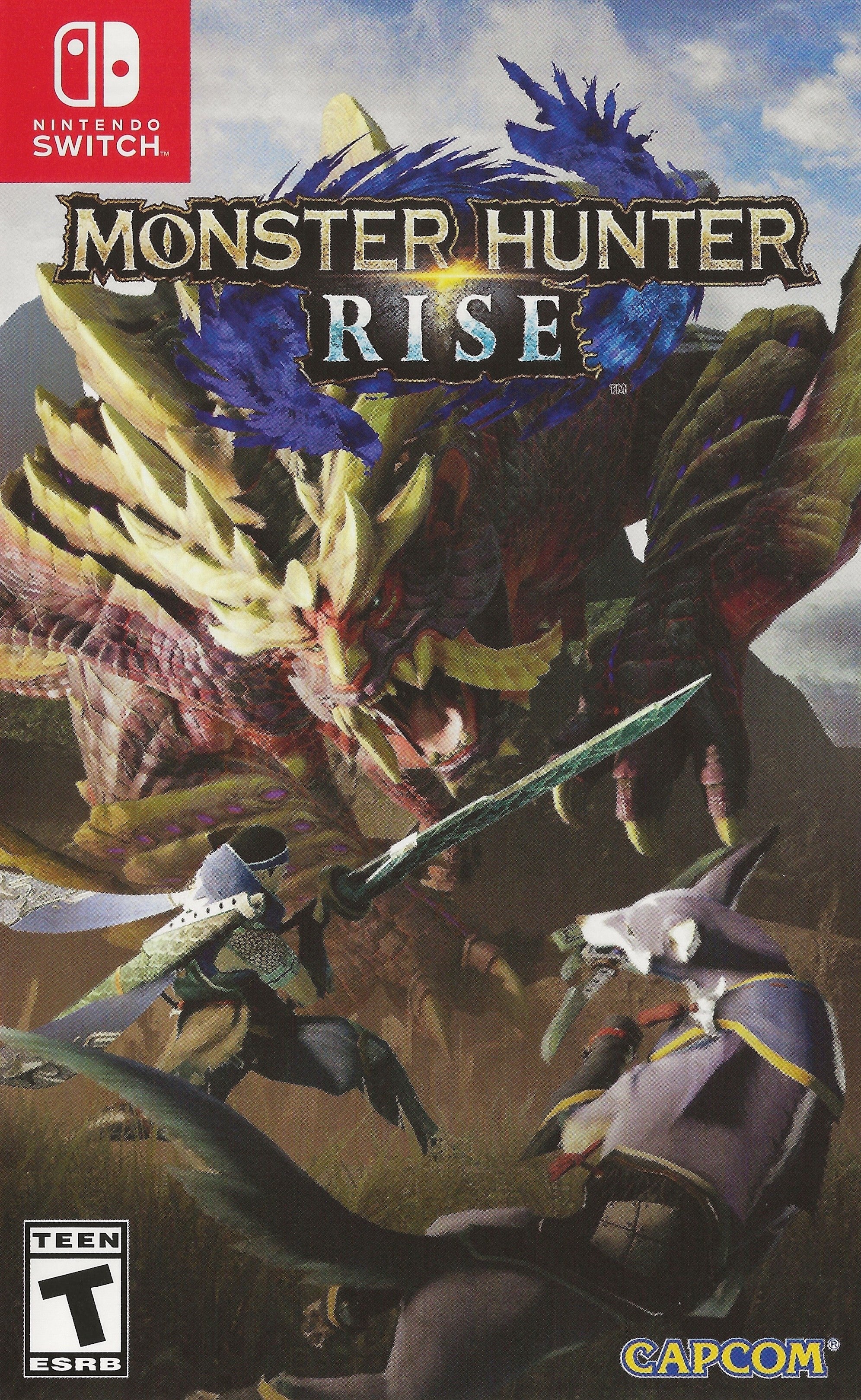 Monster Hunter: Rise Switch - Video Game - Used - CaveGamers