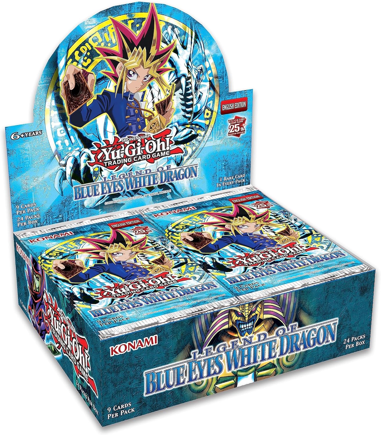 Yu-Gi-Oh! TCG: 25th Anniversary Legend of Blue Eyes White Dragon Booster Box - Trading Card - New - CaveGamers