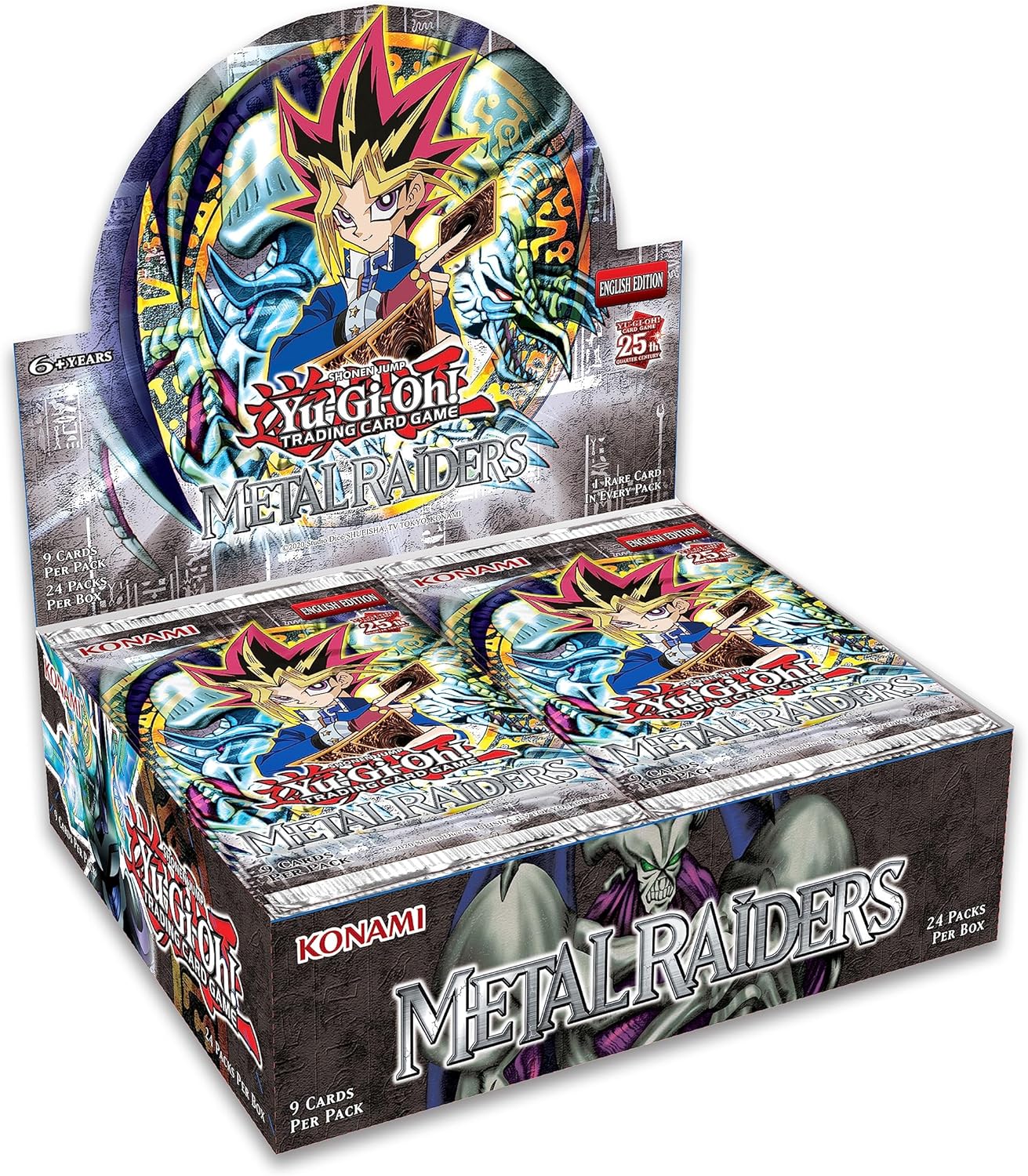 Yu-Gi-Oh! TCG: 25th Anniversary Metal Raiders Booster Box - Trading Card - New - CaveGamers