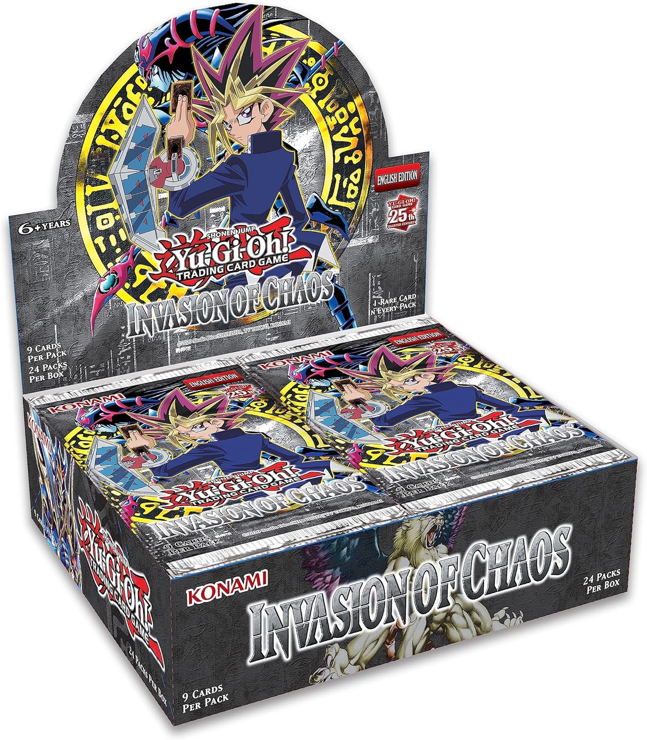 Yu-Gi-Oh! TCG: 25th Anniversary Invasion of Chaos Booster Box - Trading Card - New - CaveGamers