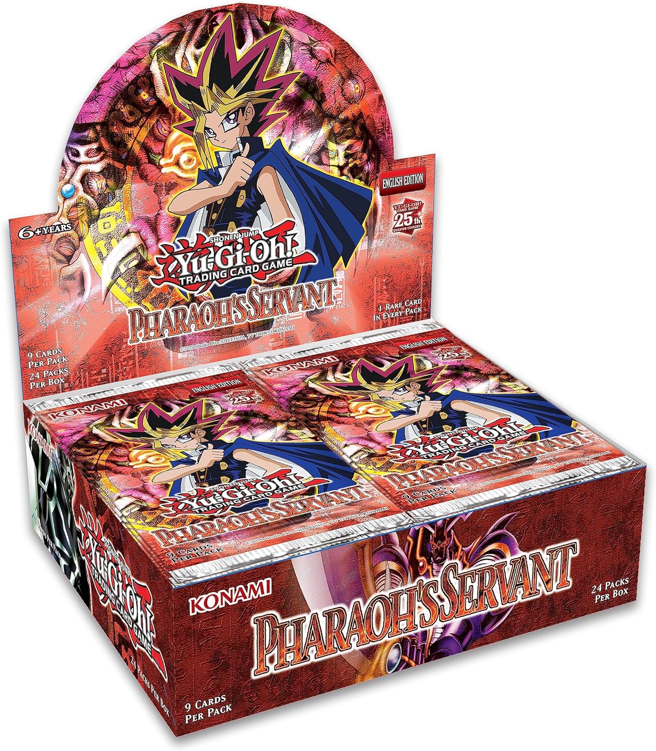 Yu-Gi-Oh! TCG: 25th Anniversary Pharaoh's Servant Booster Box - Trading Card - New - CaveGamers