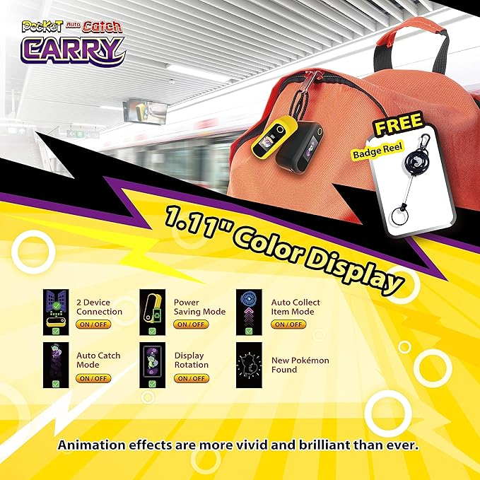 Pocket Auto Catch Carry Pokemon Go - Black