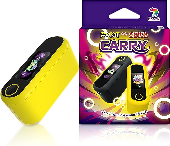 Pocket Auto Catch Carry Pokemon Go - Yellow - Video Game Accessory - New - CaveGamers
