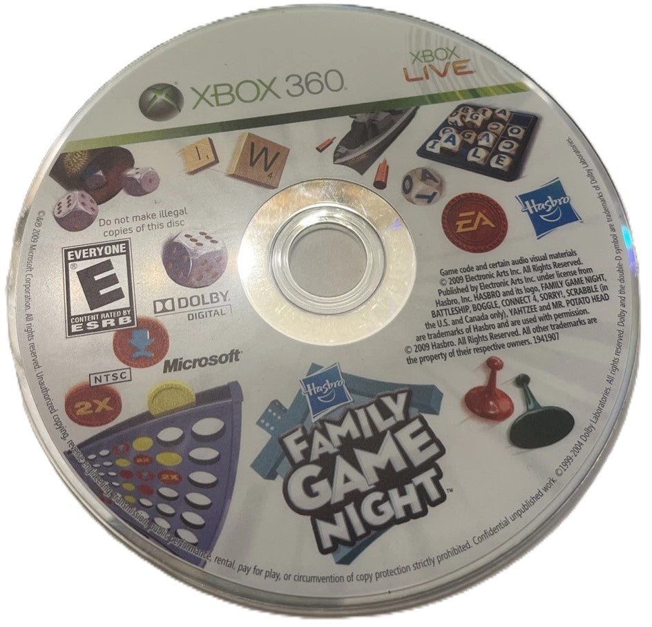 Hasbro Family Game Night Xbox 360 - Video Game - Used - CaveGamers - Image 3